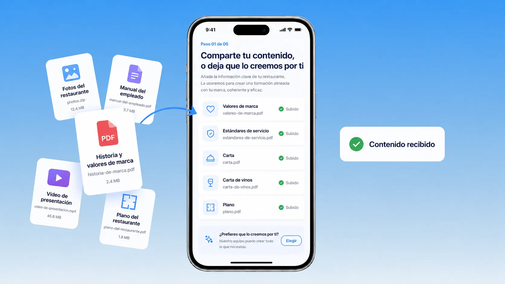 Comparte tu contenido, o déjanos crearlo