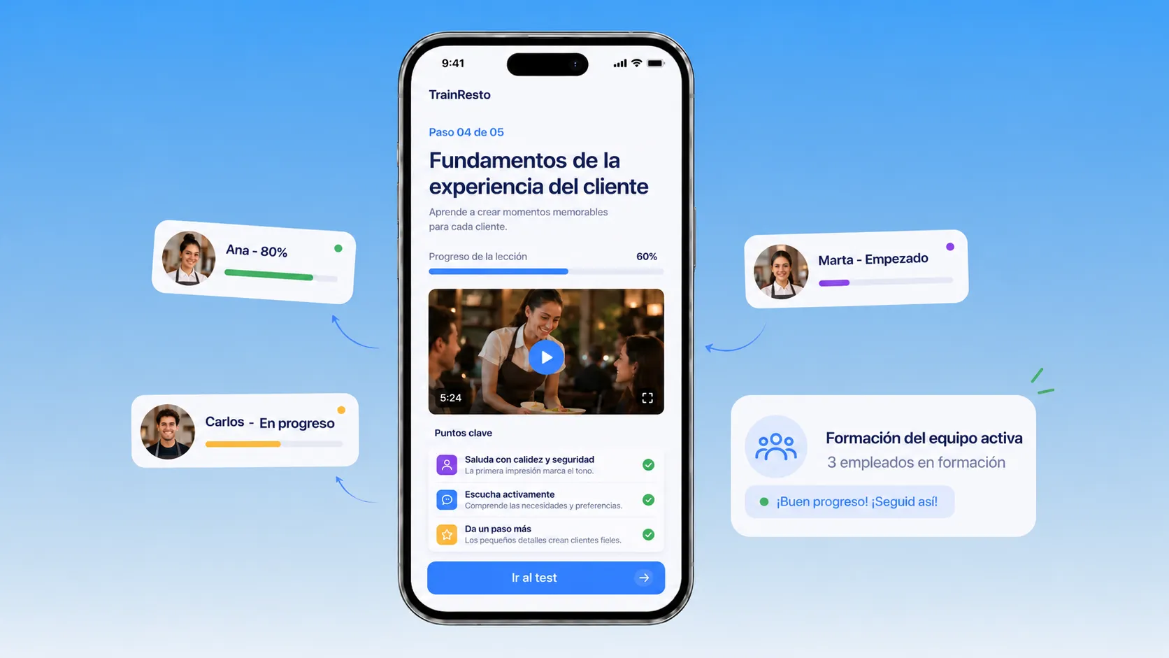 Tu equipo comienza a formarse